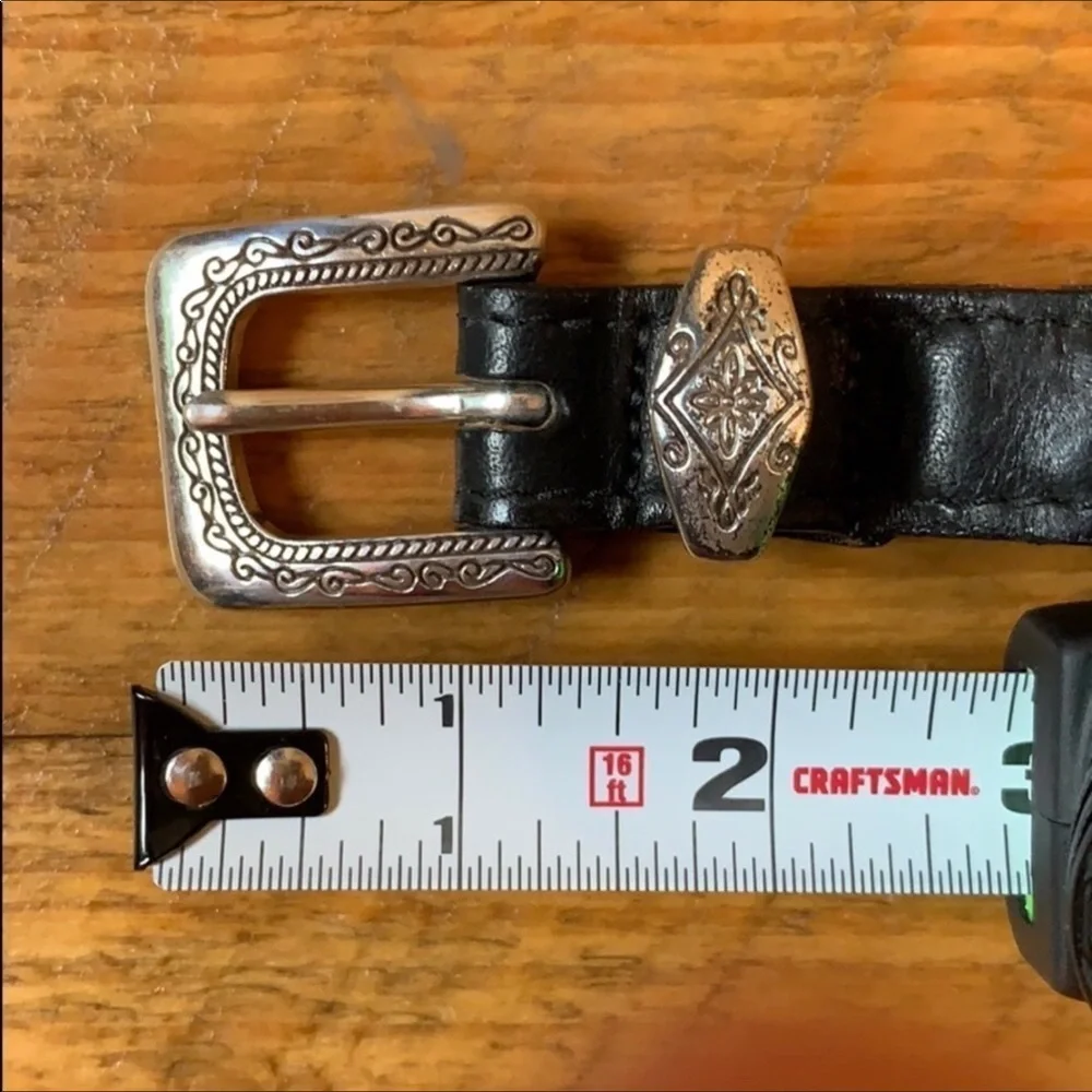 Brighton faux fur animal print belt Size Medium